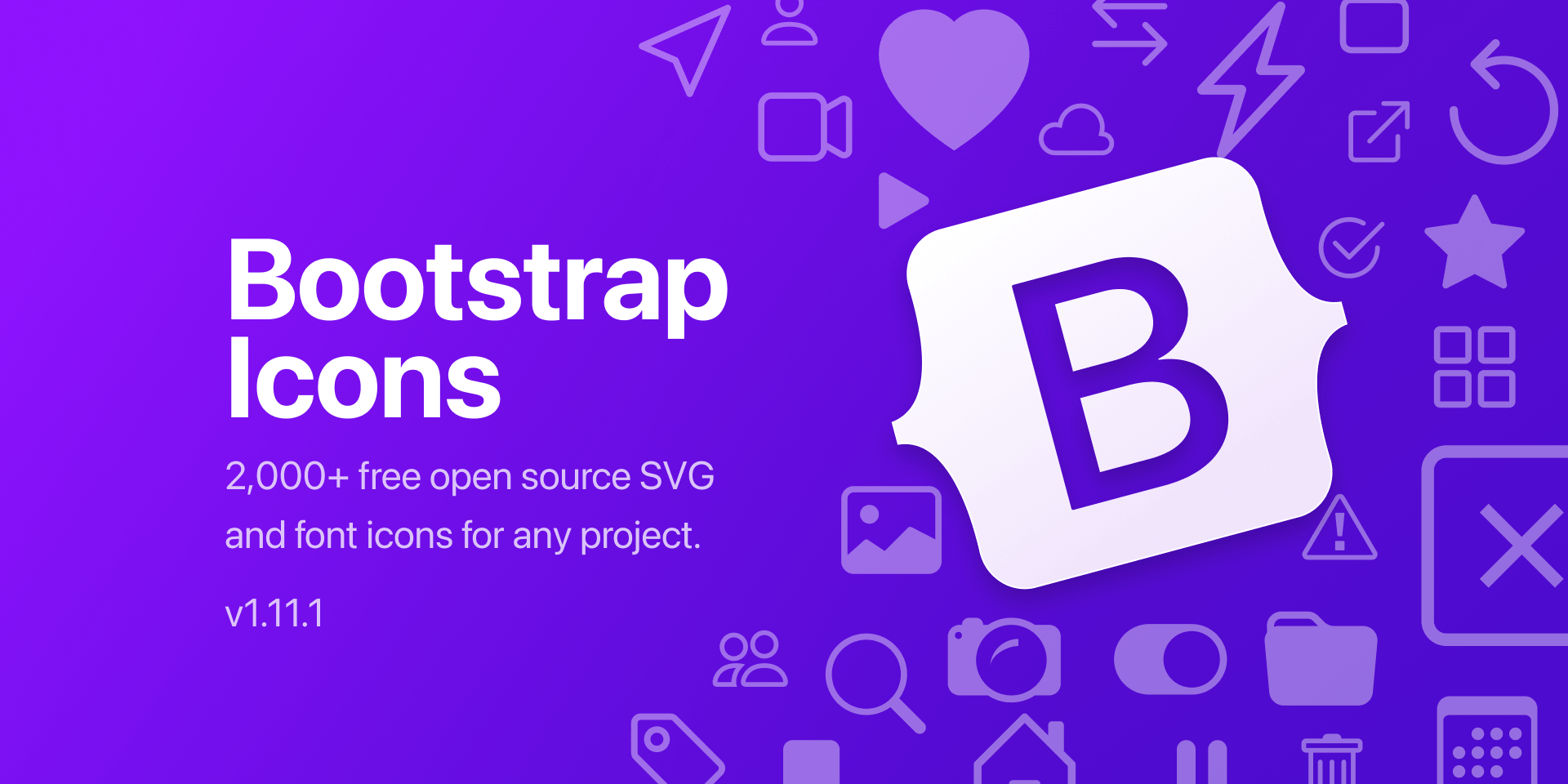 Bootstrap Icons Bootstrap 向けのオープンソース Svg アイコンライブラリ